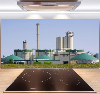 Cooker splashback Biogas plant