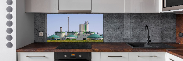 Cooker splashback Biogas plant