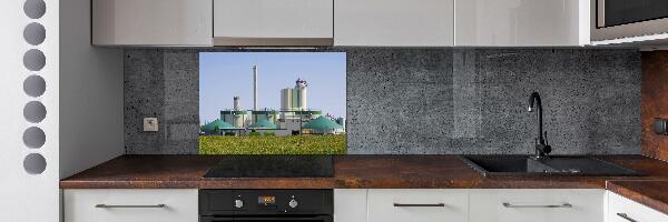 Cooker splashback Biogas plant