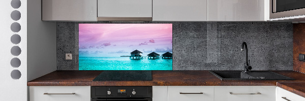 Cooker splashback Bungalowy by the water