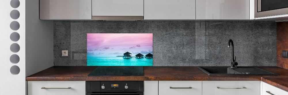 Cooker splashback Bungalowy by the water