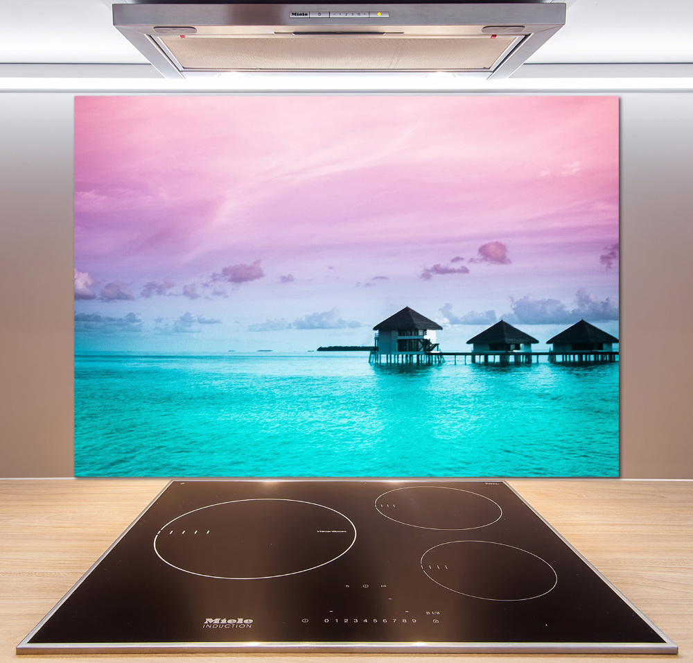 Cooker splashback Bungalowy by the water