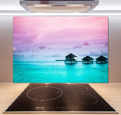 Cooker splashback Bungalowy by the water