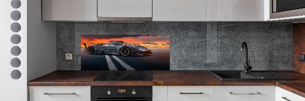 Cooker splashback Racer