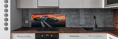 Cooker splashback Racer