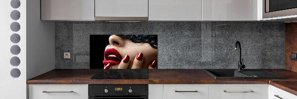 Cooker splashback Lace mask