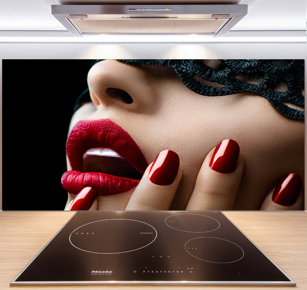 Cooker splashback Lace mask