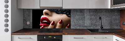 Cooker splashback Lace mask