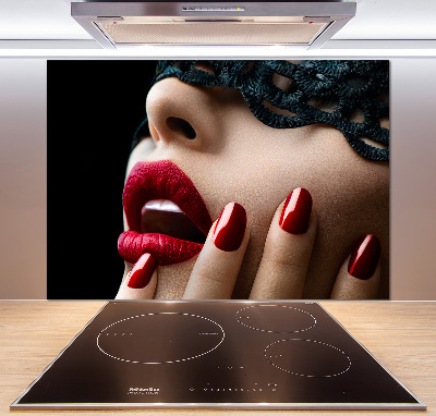 Cooker splashback Lace mask