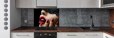 Cooker splashback Lace mask