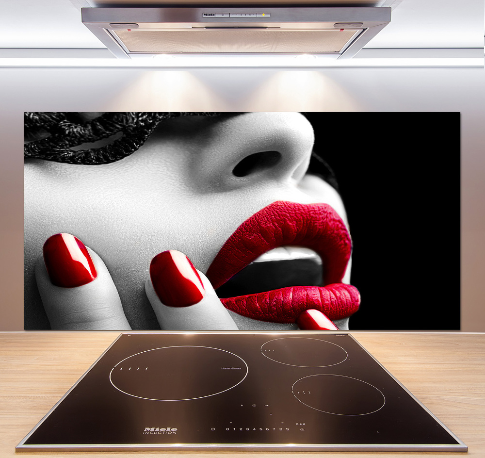 Cooker splashback Lace mask