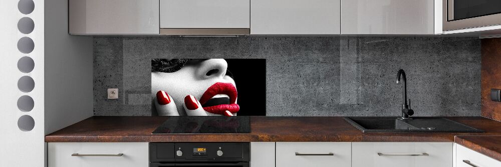 Cooker splashback Lace mask