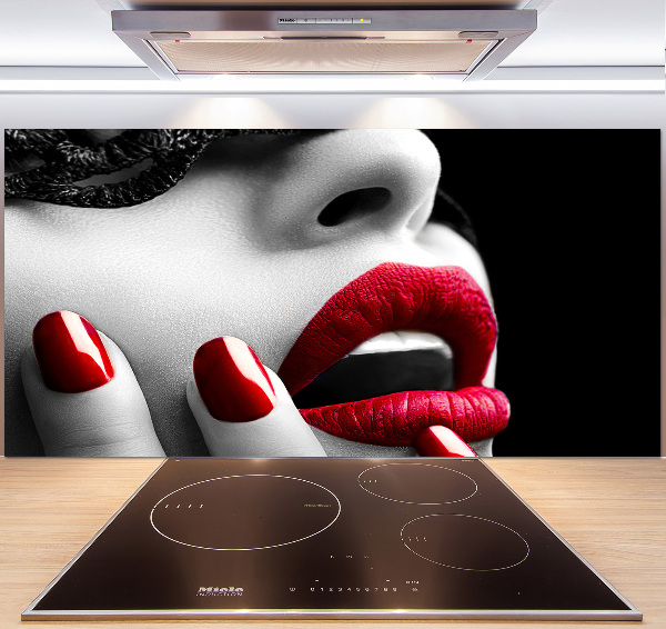 Cooker splashback Lace mask