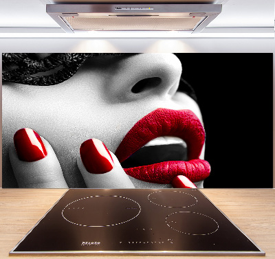 Cooker splashback Lace mask