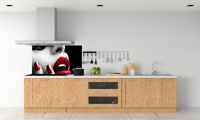 Cooker splashback Lace mask