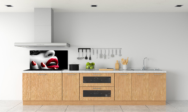 Cooker splashback Lace mask