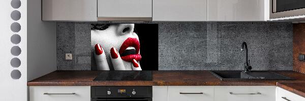 Cooker splashback Lace mask