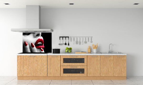 Cooker splashback Lace mask