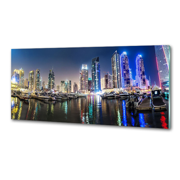 Cooker splashback Dubai at night