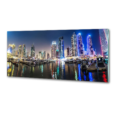 Cooker splashback Dubai at night