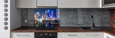 Cooker splashback Dubai at night