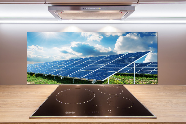 Cooker splashback Solar batteries