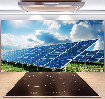 Cooker splashback Solar batteries