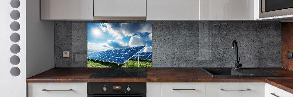 Cooker splashback Solar batteries