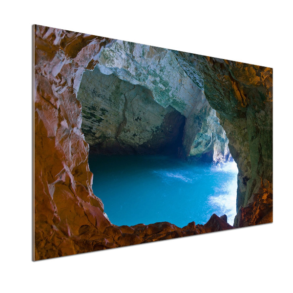 Cooker splashback Sea cave