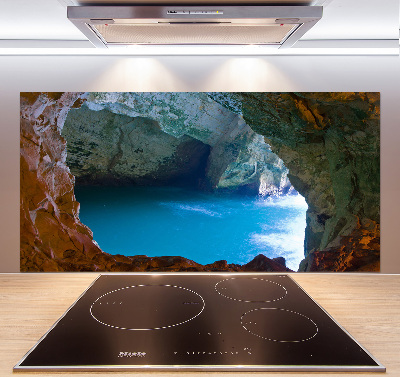 Cooker splashback Sea cave