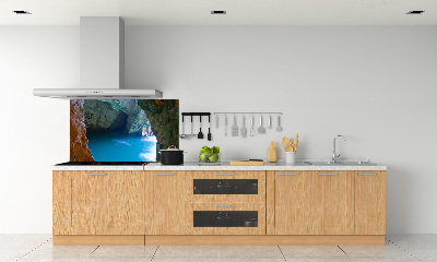 Cooker splashback Sea cave