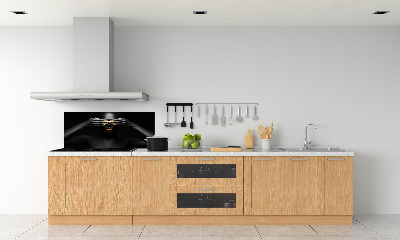 Kitchen splashback A woman in black