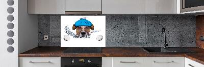 Cooker splashback Sick dog