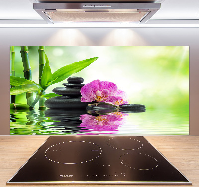 Kitchen splashback Orchid