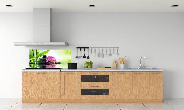 Kitchen splashback Orchid