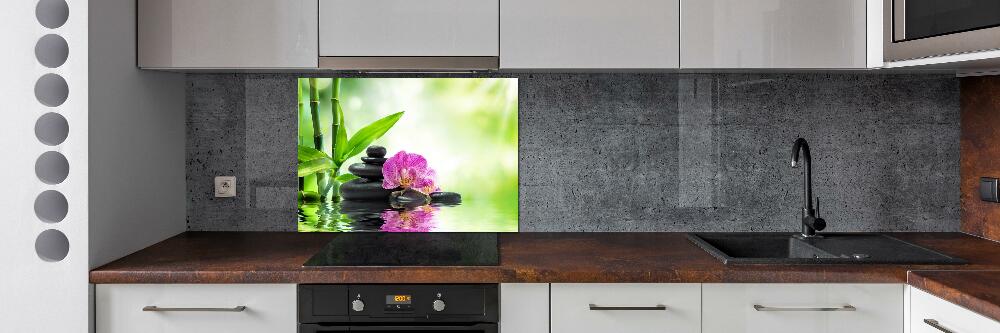 Kitchen splashback Orchid