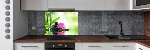 Kitchen splashback Orchid