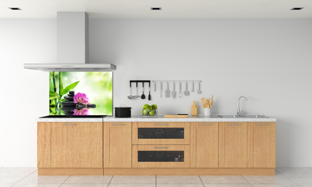 Kitchen splashback Orchid