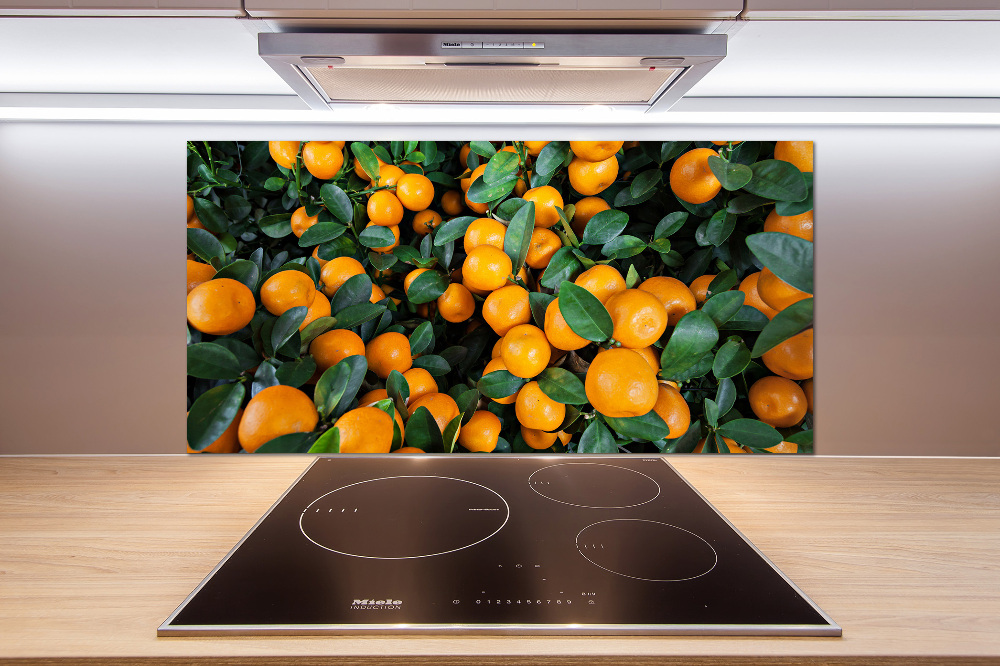 Cooker splashback Tangerines