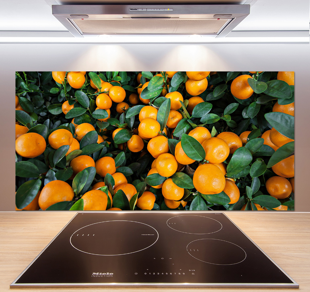 Cooker splashback Tangerines