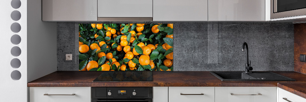 Cooker splashback Tangerines