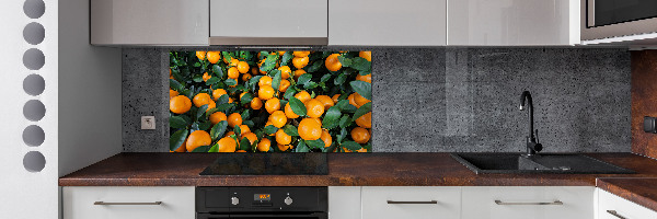 Cooker splashback Tangerines