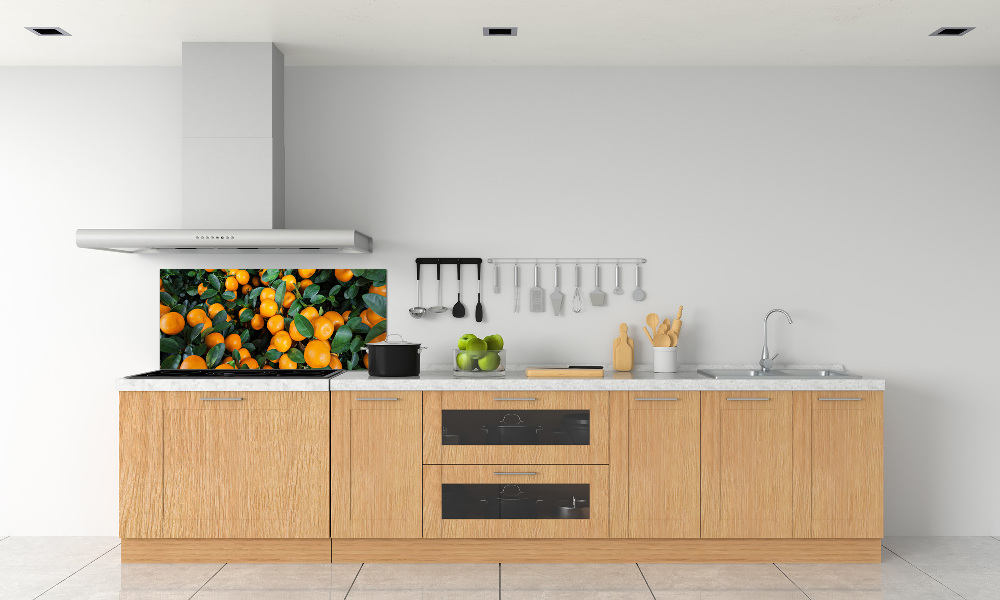 Cooker splashback Tangerines