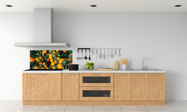 Cooker splashback Tangerines