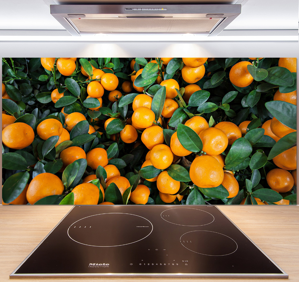 Cooker splashback Tangerines