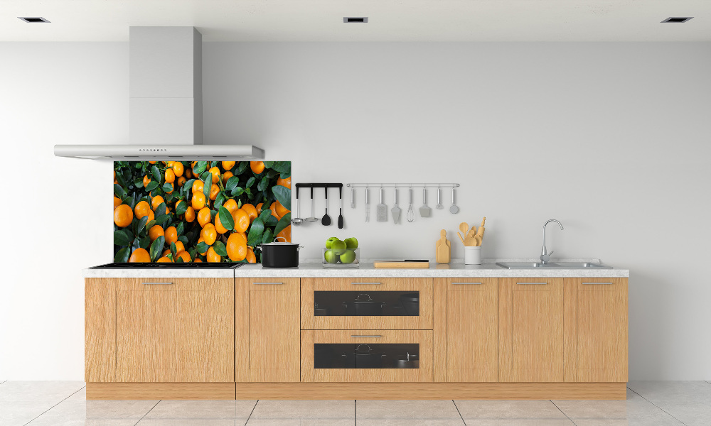 Cooker splashback Tangerines