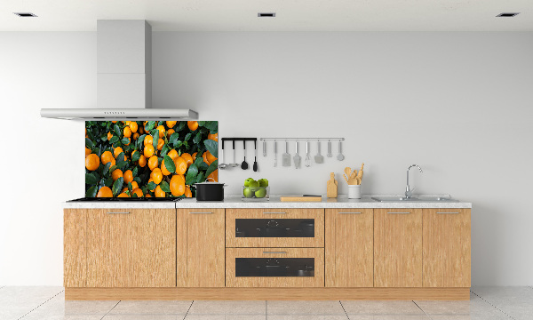 Cooker splashback Tangerines