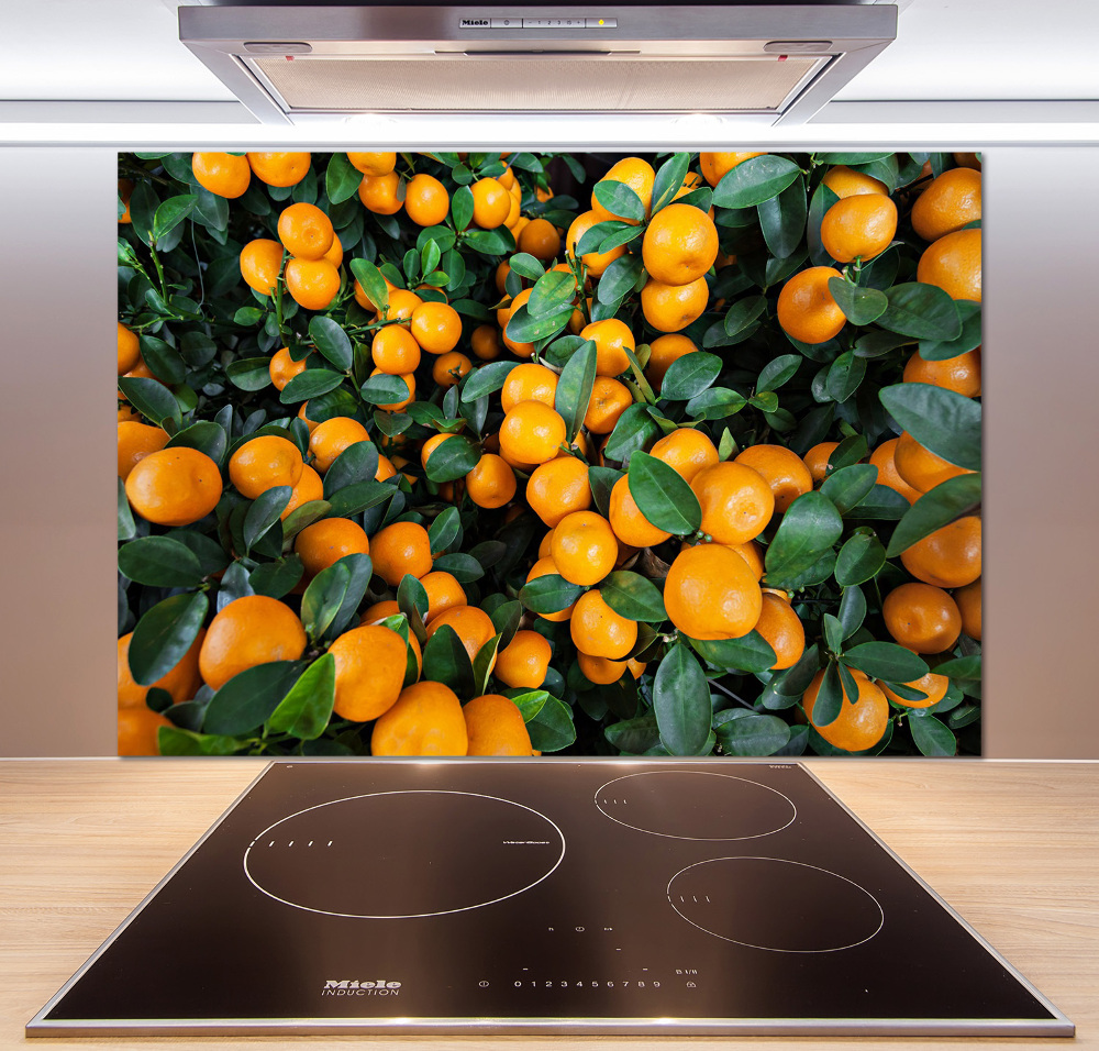 Cooker splashback Tangerines