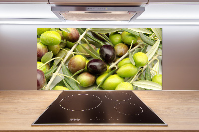 Cooker splashback Fresh olives