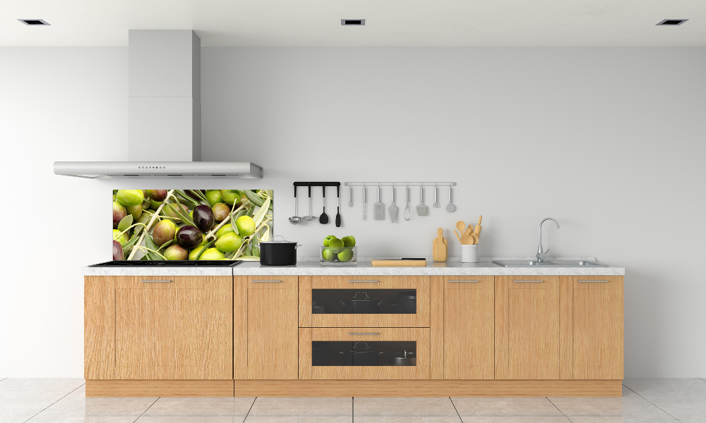 Cooker splashback Fresh olives